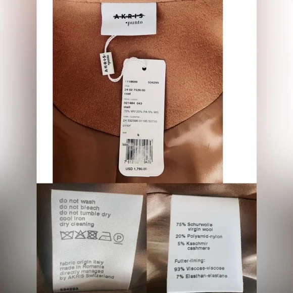 Akris Punto Hooded Wool-Blend Coat - Picture 16 of 16